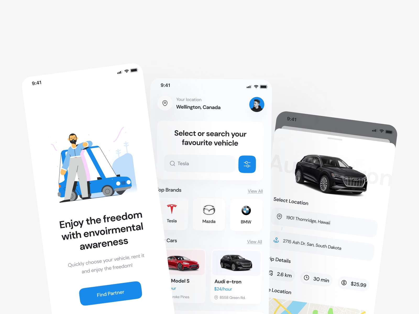 rent a car app