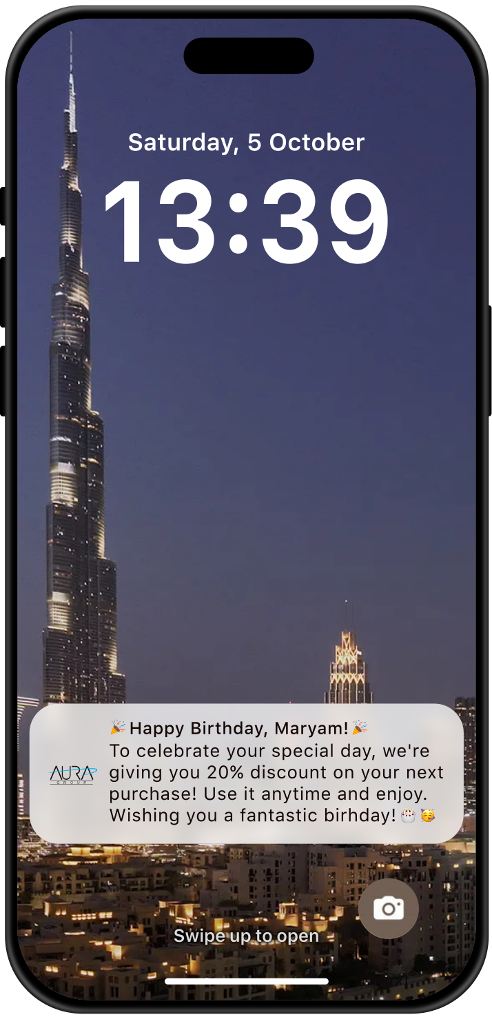 Aura Group Notifications