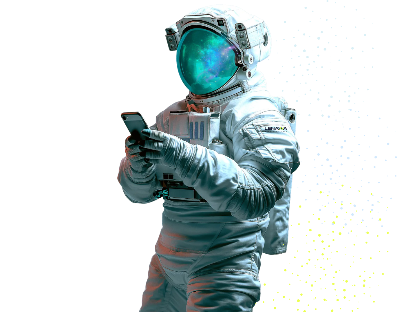 Lenawa spaceman color dots